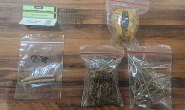 Polrestabes-Surabaya-Ungkap-Narkoba-Amankan-Tersangka-Pengedar-Ganja